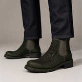 VanPasch Briar Chelsea Boot in Cedar Green Shell Cordovan, on-foot view