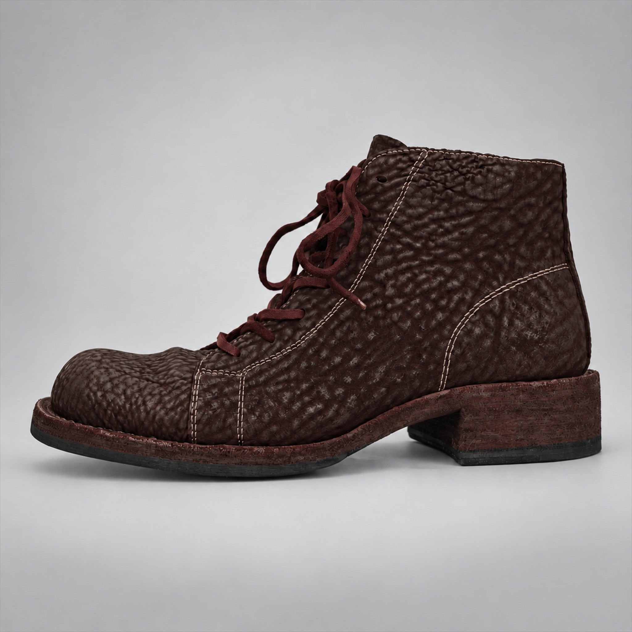 VanPasch 262322A Coffee horsebutt leather boots, 01-VanPasch-262322a-side