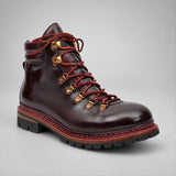 VanPasch 267125C Wine Red horsebutt leather footwear, angle view