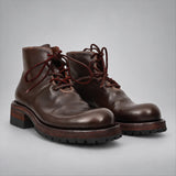 VanPasch 262320A Coffee horsebutt leather boots, 03-VanPasch-262320a-pair