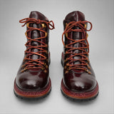 VanPasch 267125C Wine Red horsebutt leather footwear, front view
