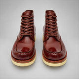 VanPasch 267129C Brown horsebutt leather footwear, front view