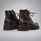 VanPasch 262319A Coffee horsebutt leather boots, 05-VanPasch-262319a-back