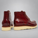 VanPasch 267129C Brown horsebutt leather footwear, rear view