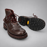 VanPasch 262320A Coffee horsebutt leather boots, 06-VanPasch-262320a-outsole