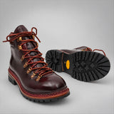 VanPasch 267125C Wine Red horsebutt leather footwear, outsole view