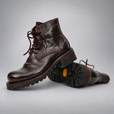 VanPasch 262319A Coffee horsebutt leather boots, 08-VanPasch-262319a-stacked