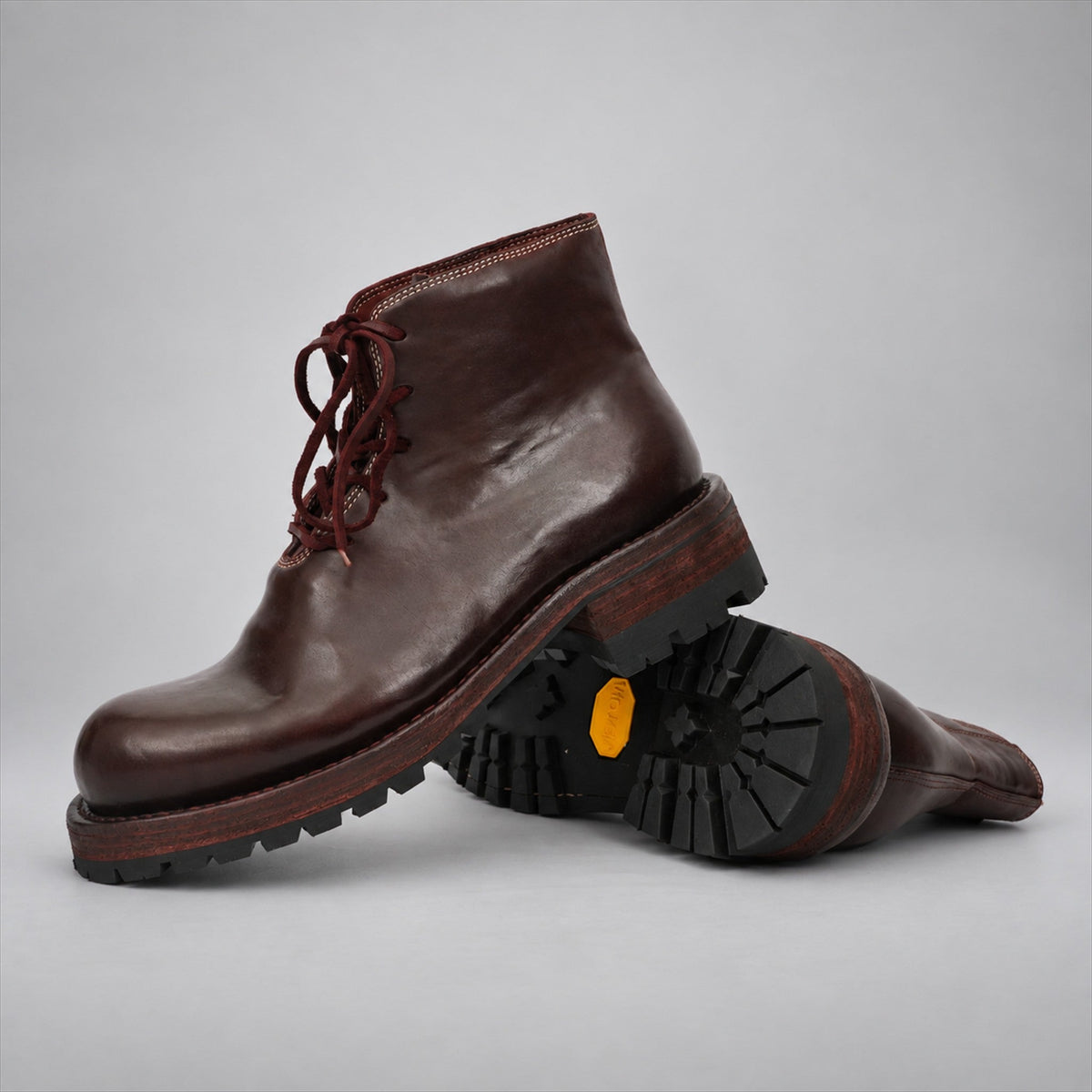 VanPasch 262320A Coffee horsebutt leather boots, 08-VanPasch-262320a-stacked