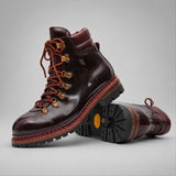 VanPasch 267125C Wine Red horsebutt leather footwear, stacked view