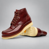 VanPasch 267129C Brown horsebutt leather footwear, stacked view