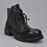 Walker Cap-Toe Service Boot — Dark Slate Shell Cordovan | VanPasch