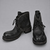 Walker Cap-Toe Service Boot — Dark Slate Shell Cordovan | VanPasch