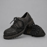 Sawyer Washed Horween Shell Cordovan Derby | VanPasch