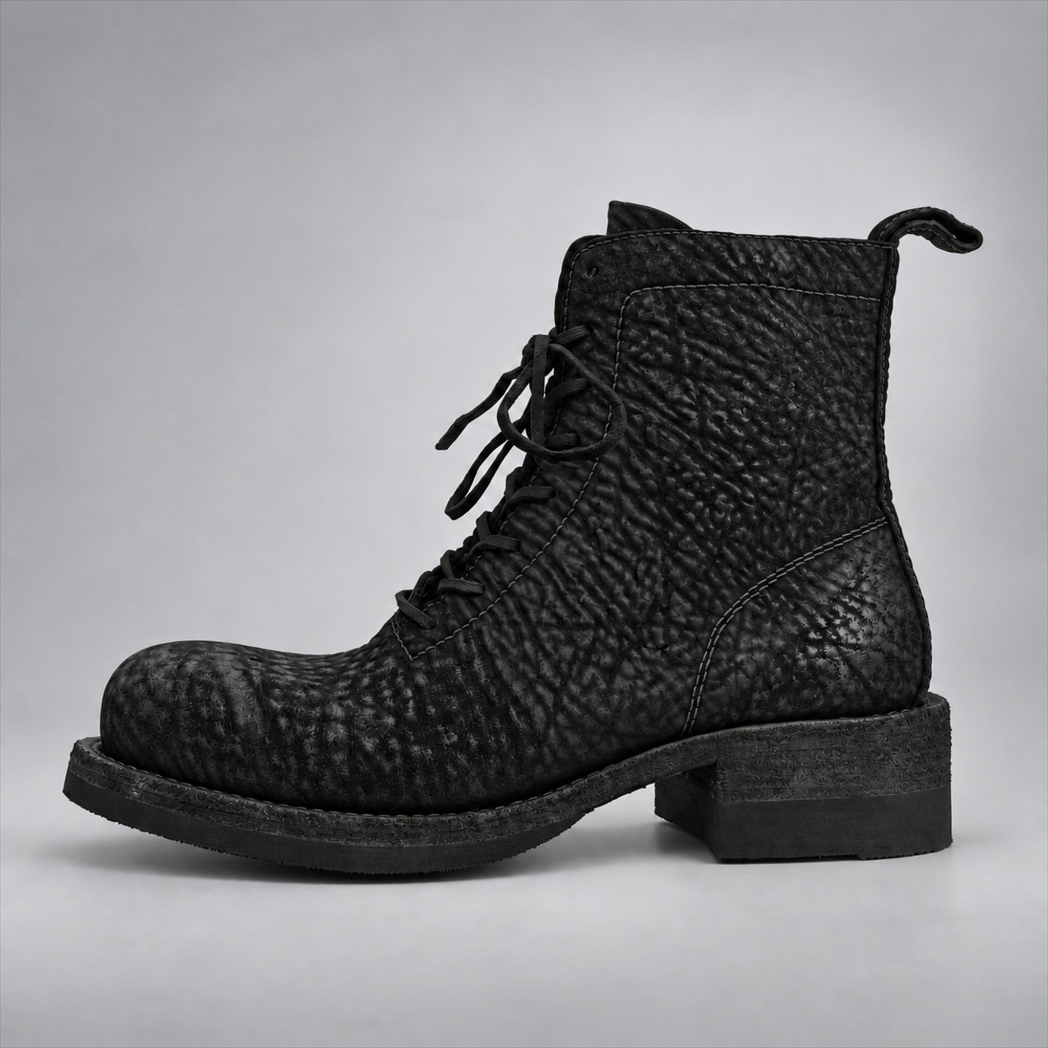 VanPasch 262323B Black horsebutt leather boots, 262323B-01-side