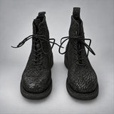 VanPasch 262323B Black horsebutt leather boots, 262323B-04-front