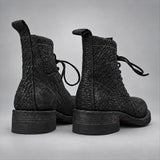 VanPasch 262323B Black horsebutt leather boots, 262323B-05-back