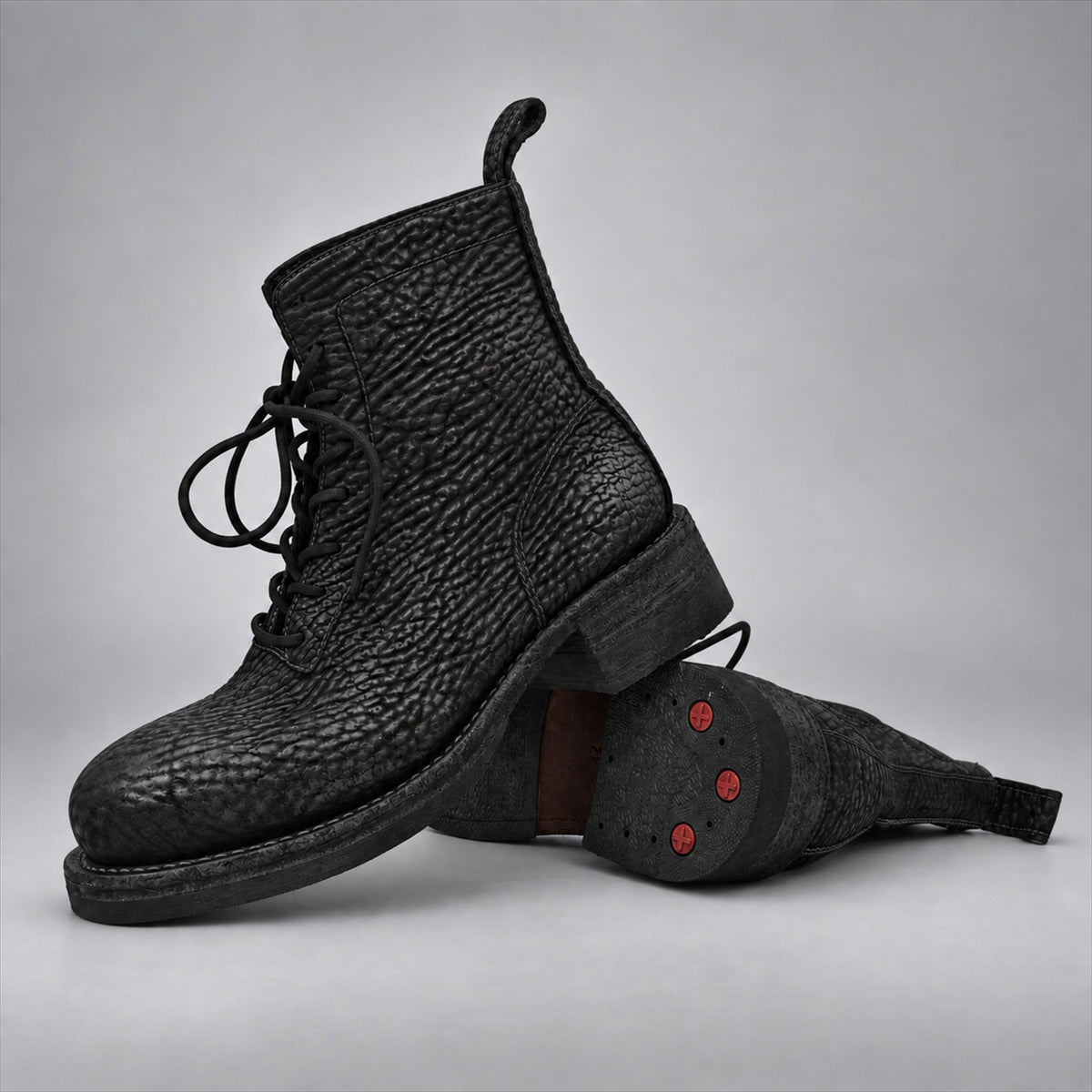 VanPasch 262323B Black horsebutt leather boots, 262323B-08-stack