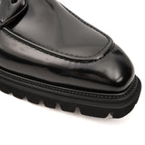 Apron-Toe Lace-Up Boots