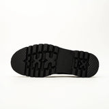 Black-Blue Brogue Lug-Sole Loafer VanPasch