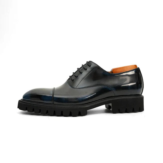 Burnished Lug-Sole Oxfords