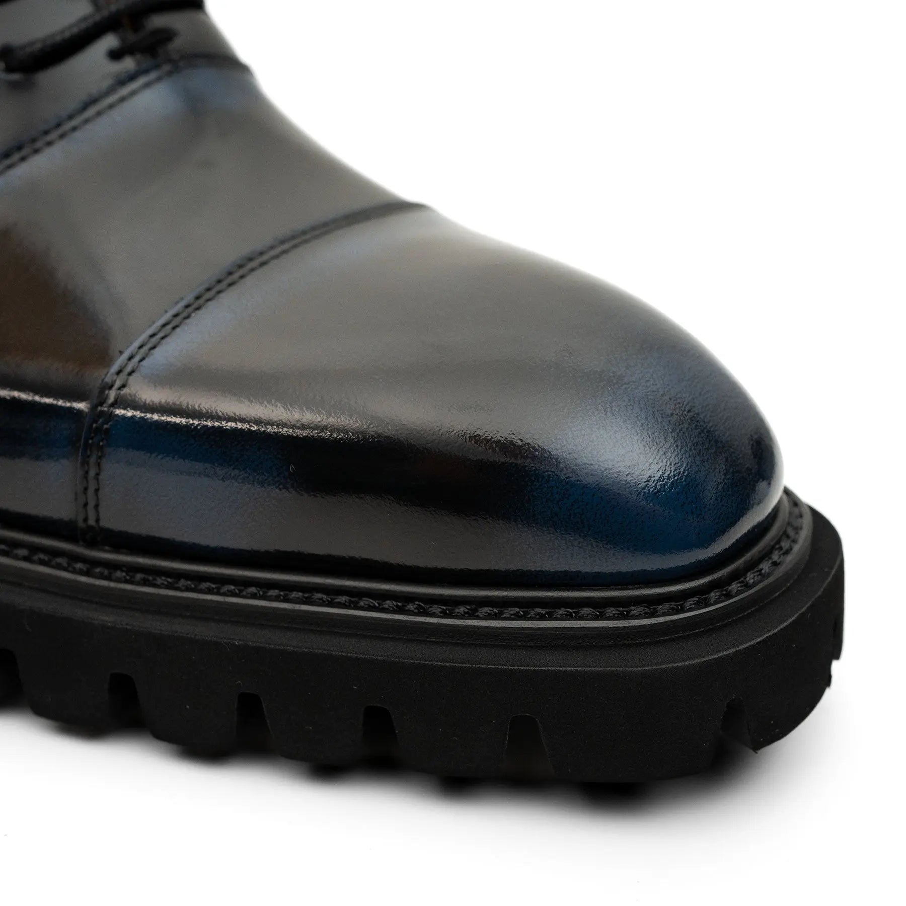 Burnished Lug-Sole Oxfords