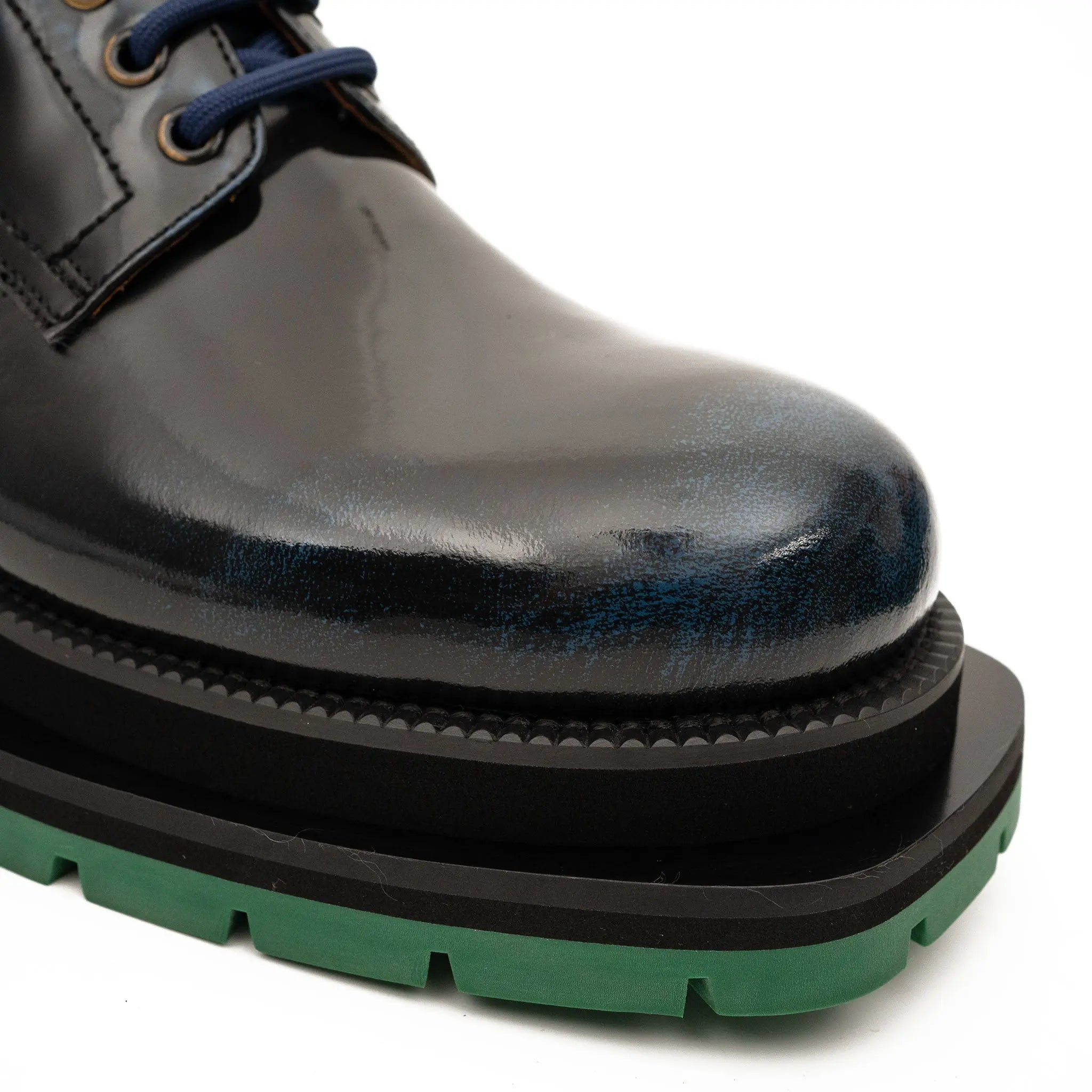 Patent Derby with Laces