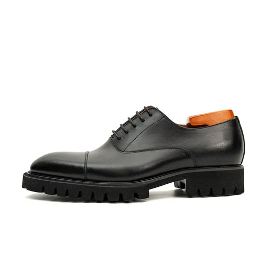 Burnished Lug-Sole Oxfords