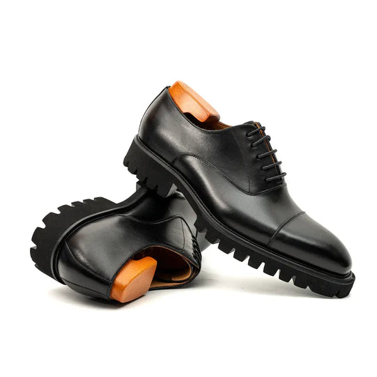 Burnished Lug-Sole Oxfords