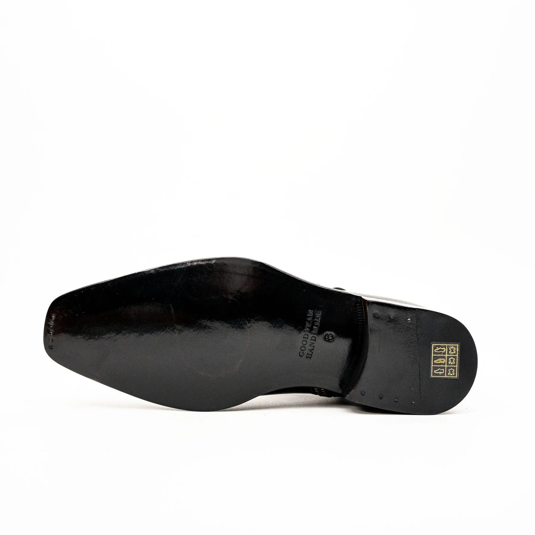 Black Calfskin Monk Strap Boot VanPasch