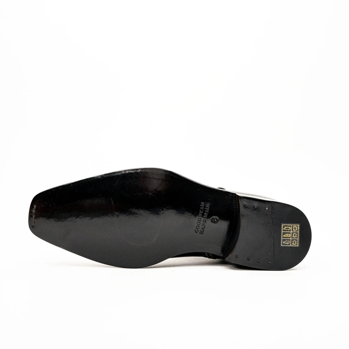 Black Calfskin Monk Strap Boot VanPasch