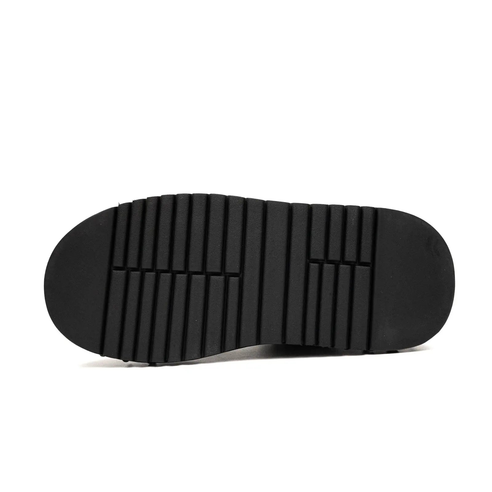 Black Calfskin Studded Platform Sneakers VanPasch