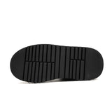 Black Calfskin Studded Platform Sneakers VanPasch