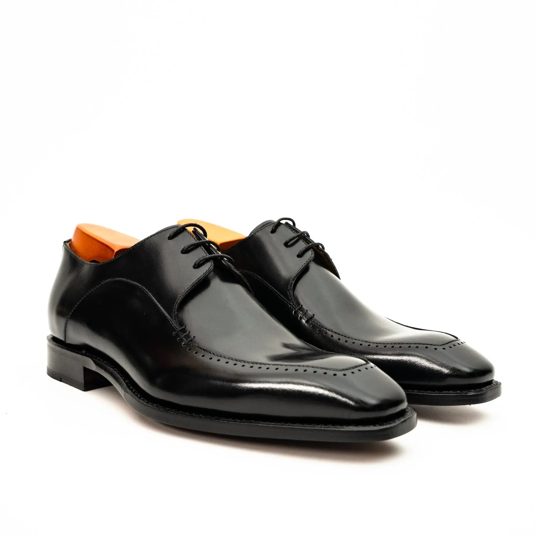 Black Chiseled Goodyear Oxford Shoe VanPasch