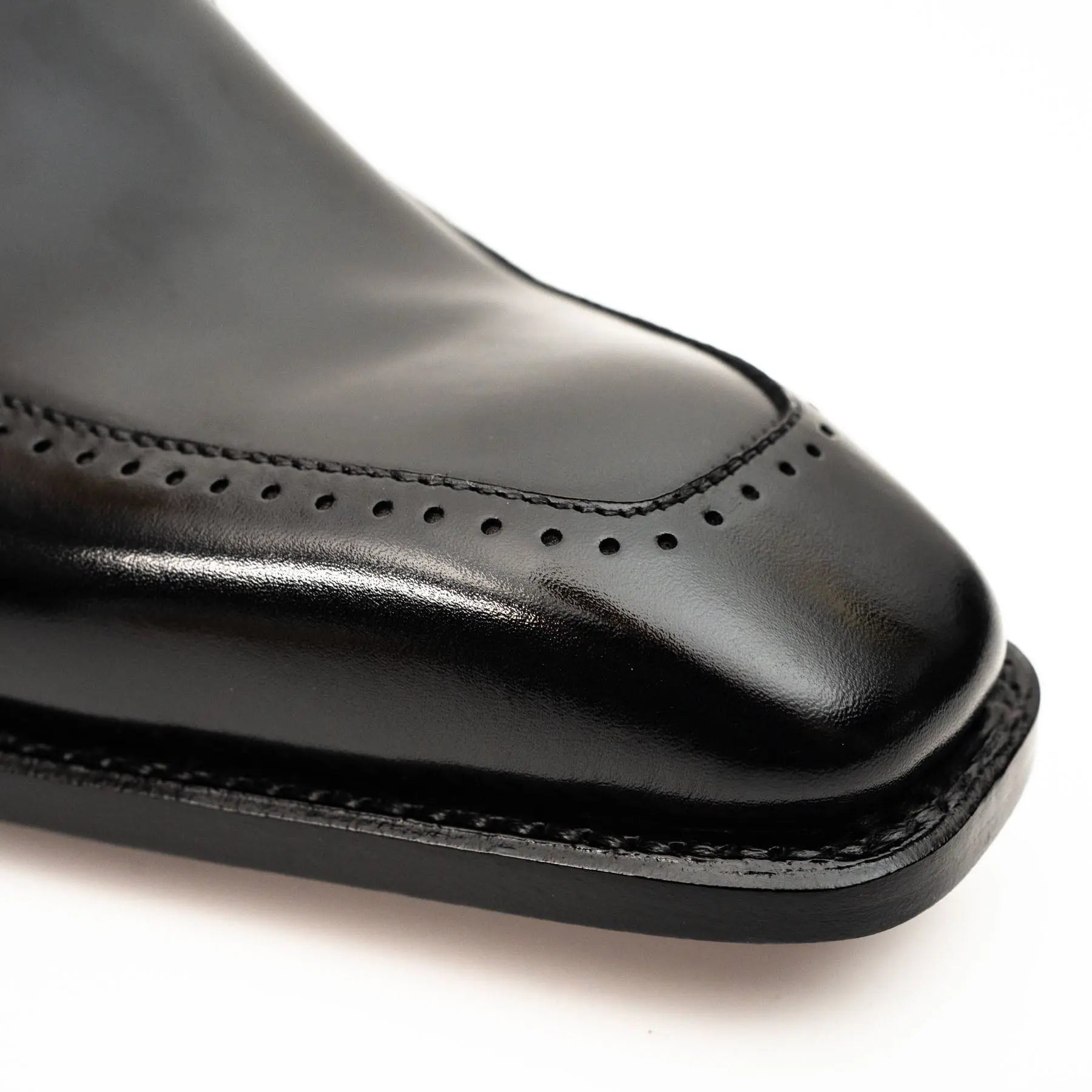 Black Chiseled Goodyear Oxford Shoe VanPasch