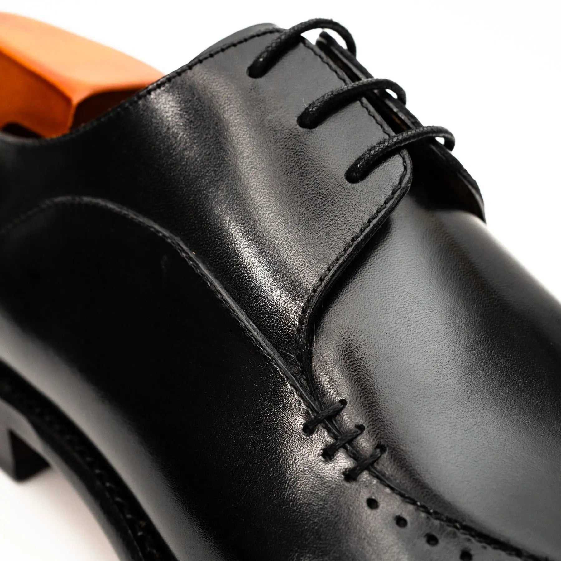 Black Chiseled Goodyear Oxford Shoe VanPasch