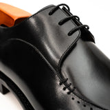 Black Chiseled Goodyear Oxford Shoe VanPasch