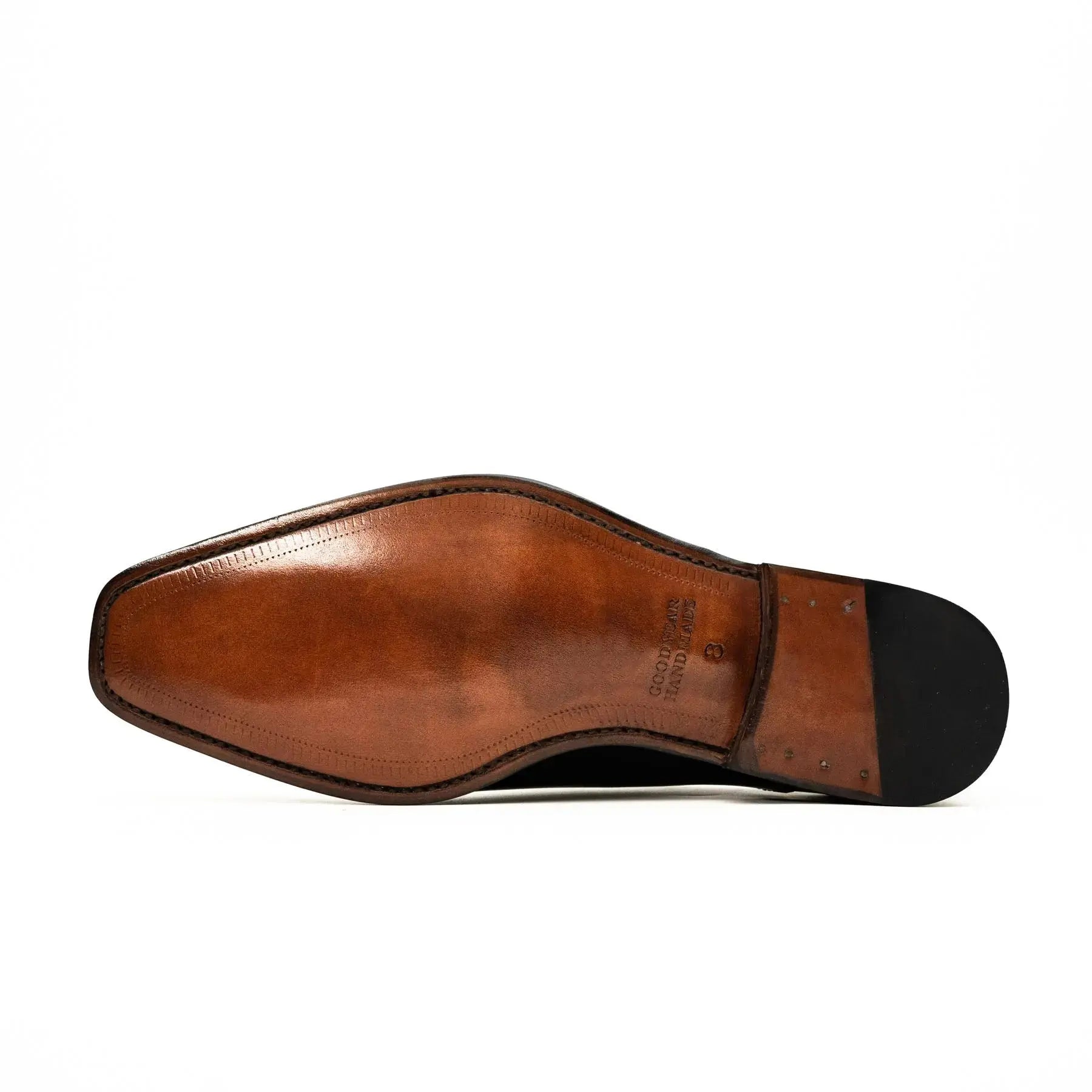 Black Chiseled Goodyear Oxford Shoe VanPasch