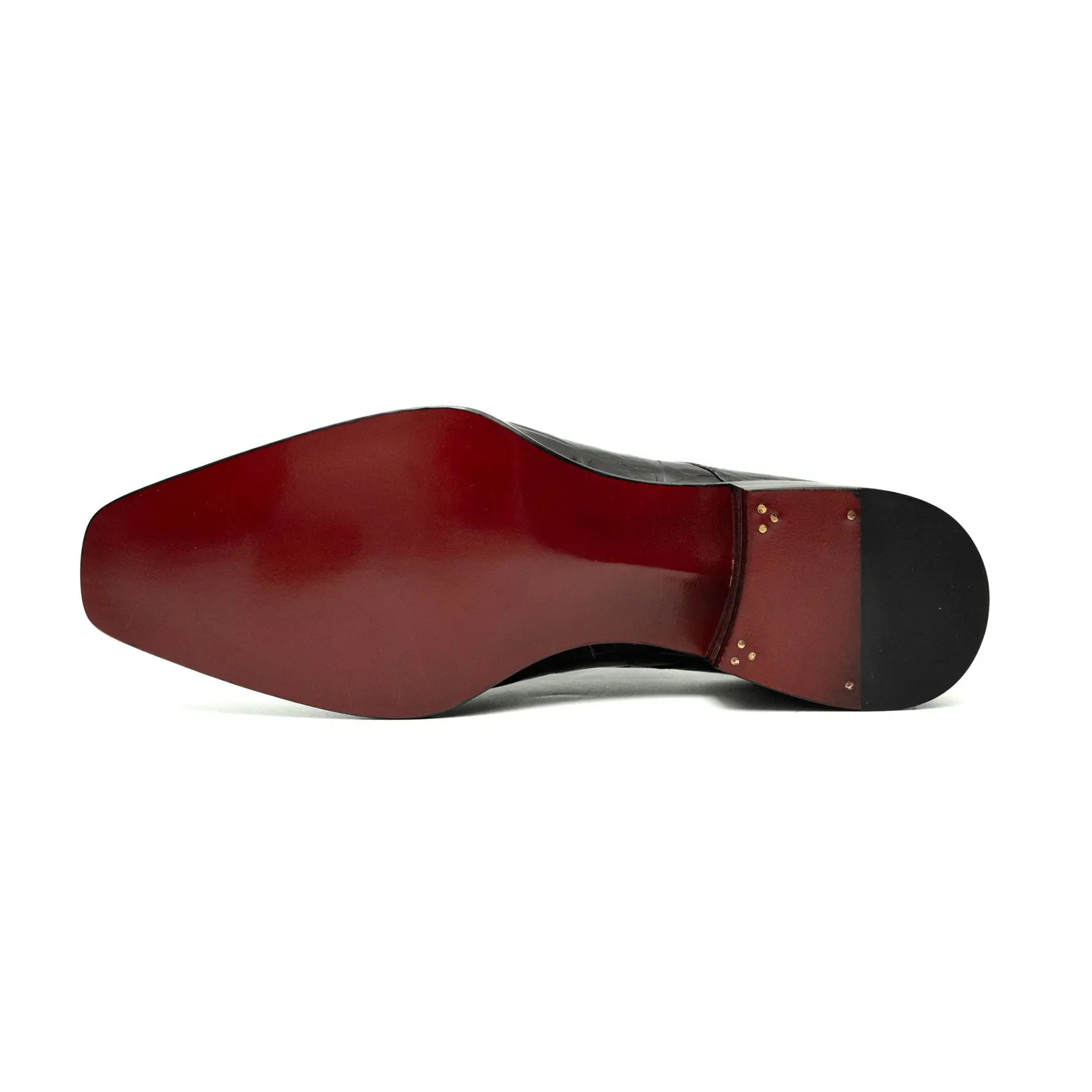 Black Croc Texture Norwegian Derbies VanPasch