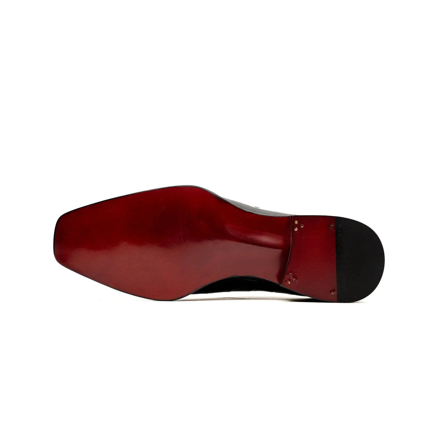 Black Crocodile Monk Strap Shoe VanPasch