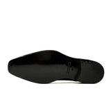 Black Crocodile-Textured Dress Shoe VanPasch