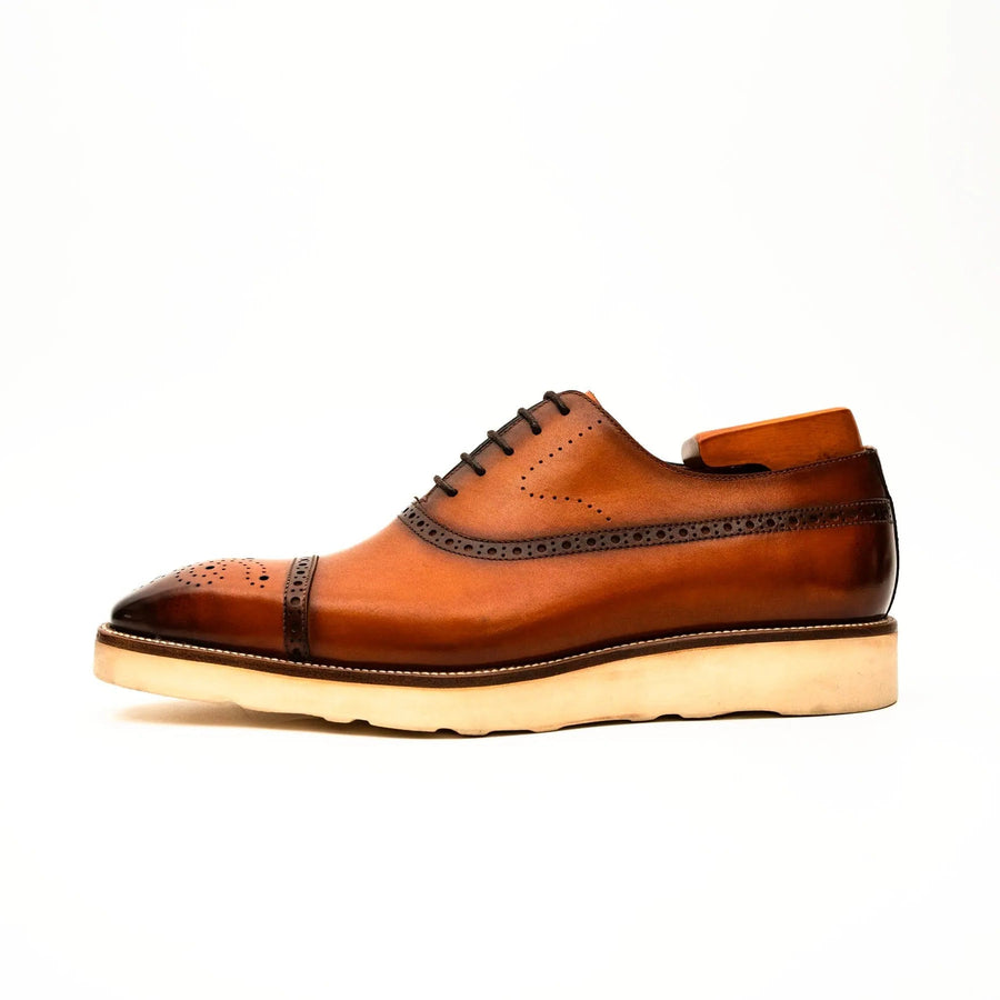 Black Crocodile-Textured Oxford VanPasch