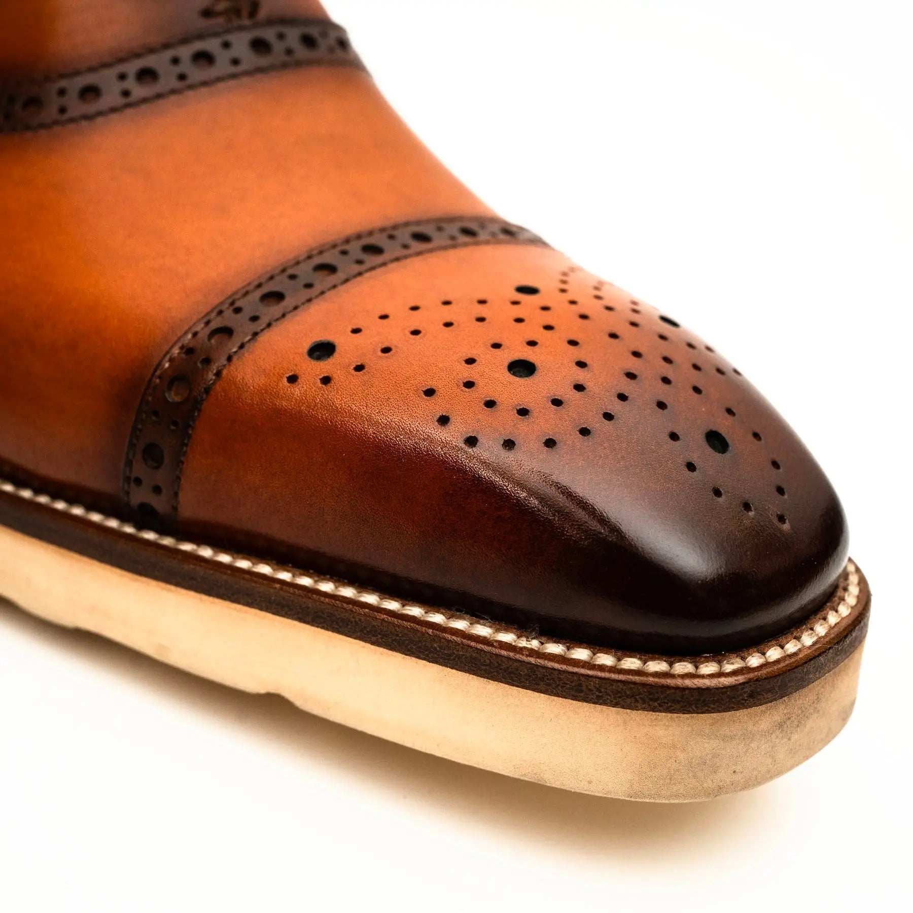 Black Crocodile-Textured Oxford VanPasch