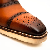 Black Crocodile-Textured Oxford VanPasch
