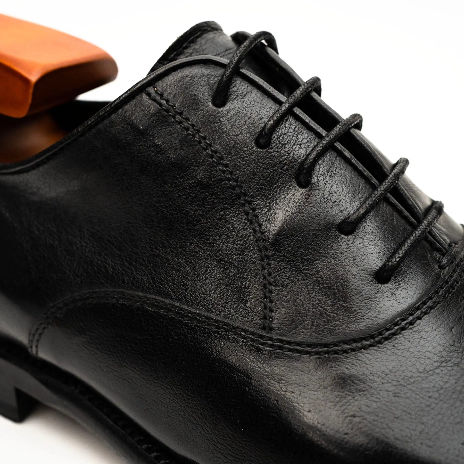 Black Crocodile-Textured Oxford VanPasch