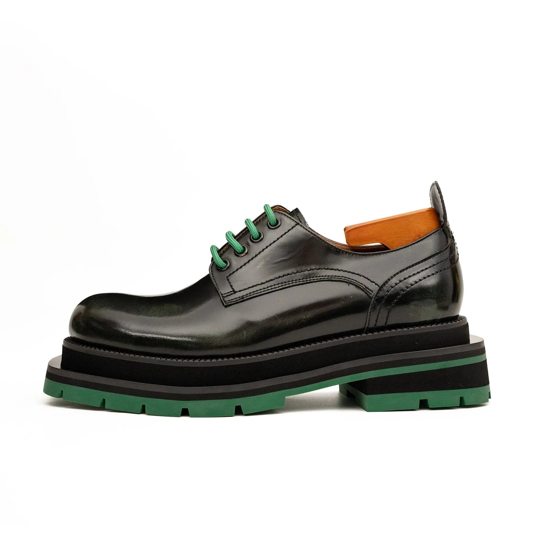 Patent Derby with Laces