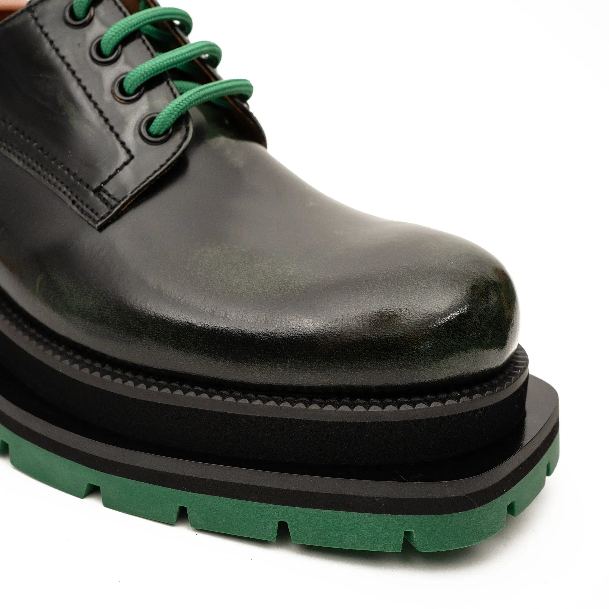Patent Derby with Laces