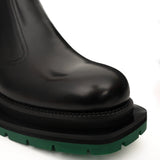 Black Green-Sole Chelsea Boots VanPasch