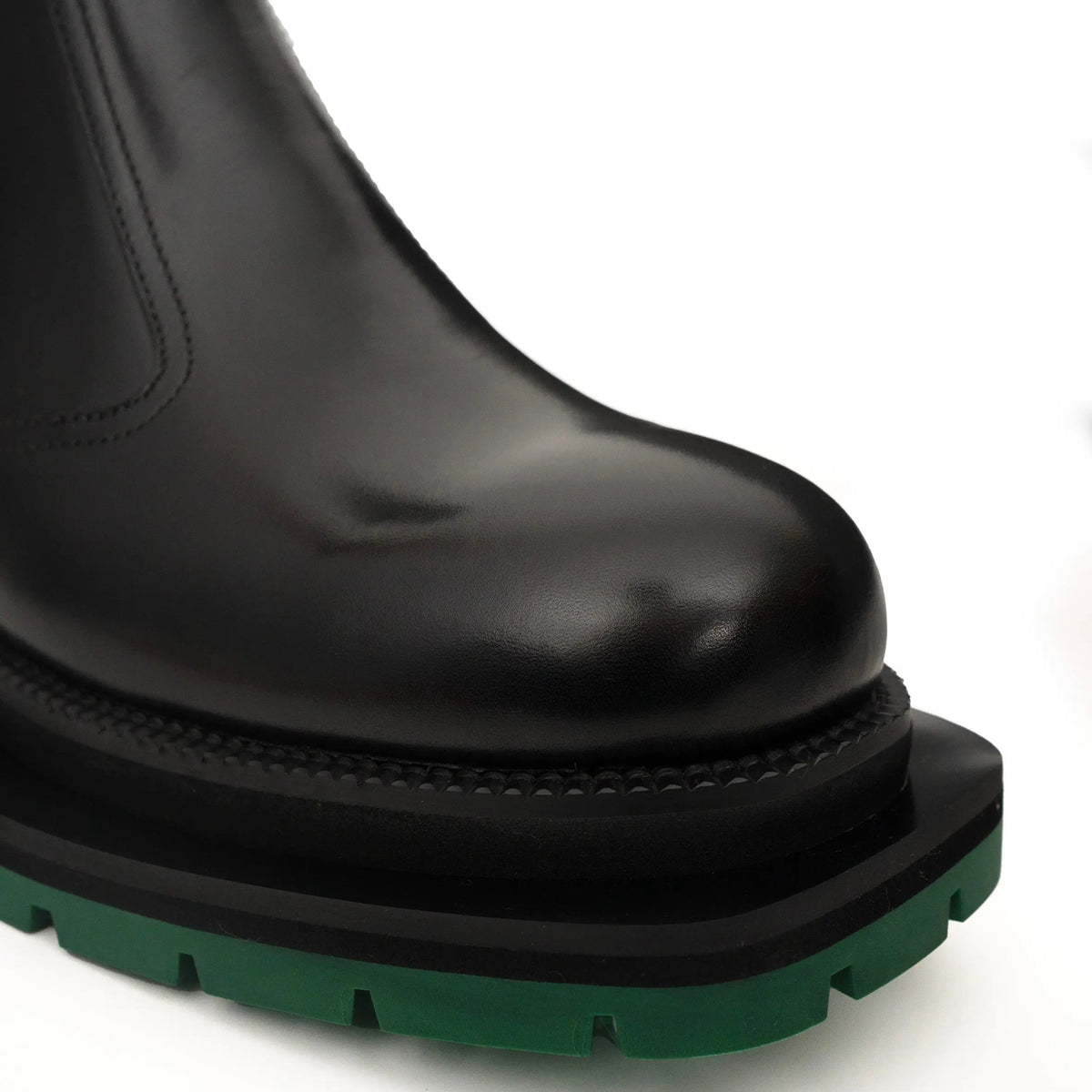 Black Green-Sole Chelsea Boots VanPasch