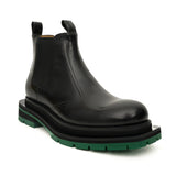 Black Green-Sole Chelsea Boots VanPasch