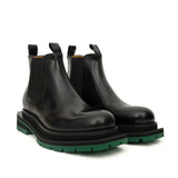 Black Green-Sole Chelsea Boots VanPasch